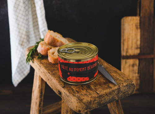 Ferme Porc & Pink - Boîtes de Pâté de Campagne au Piment du Béarn 250g