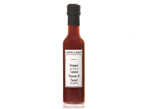 L'Epicurien - Vinaigre A La Pulpe De Tomate Poivron Et Piment D'espelette