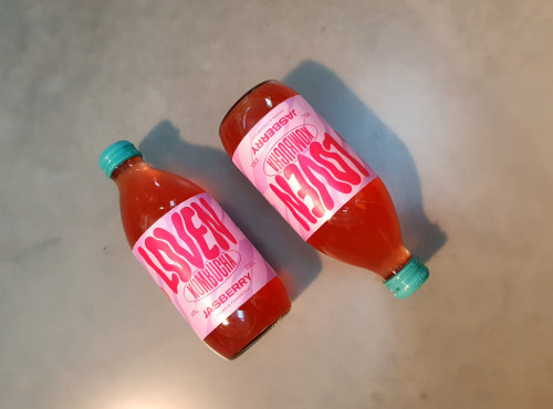 Brasserie L'Indispensable LOVEN Kombucha - Kombucha Jasberry (thé vert jasmin & framboise) - 6x33cl