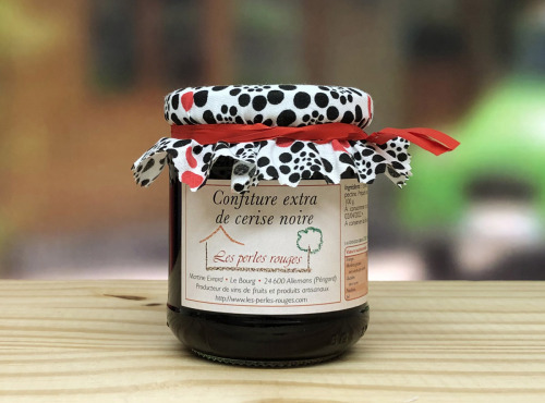 Les Perles Rouges - Confiture Extra De Cerise Noire