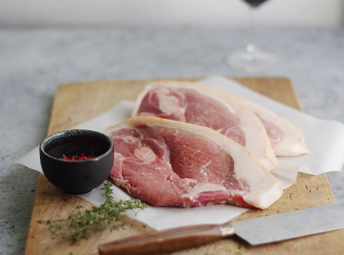 Domaine du Catié - Tranche dans le gigot de porc Mangalica élevé 12 mois : 500g