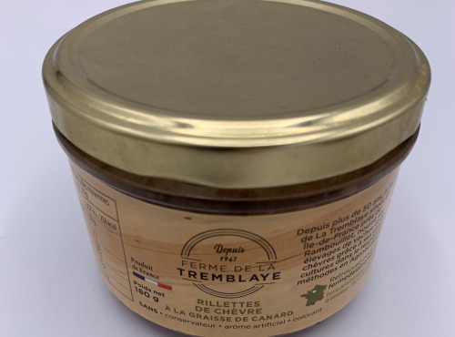 Ferme de La Tremblaye - Rillettes de chèvre à la graisse de canard