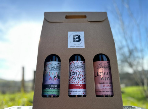 Bipil Aguerria - Pack de 3 bières artisanales de 75cl BIPIL