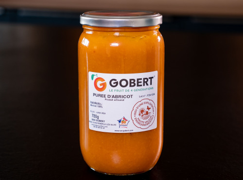 Gobert, l'abricot de 4 générations - Purée d'abricots bergeron 780g