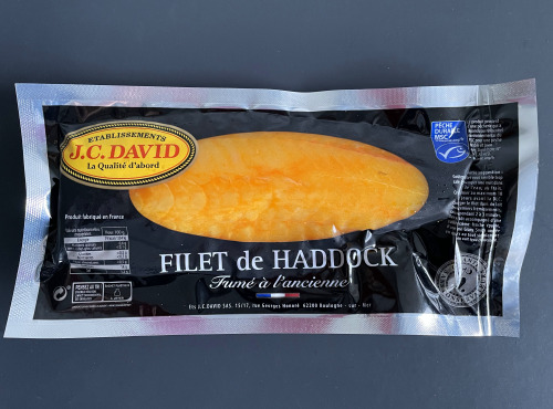 Etablissements JC David - Filets de Haddock entier fumés à l'ancienne 280g