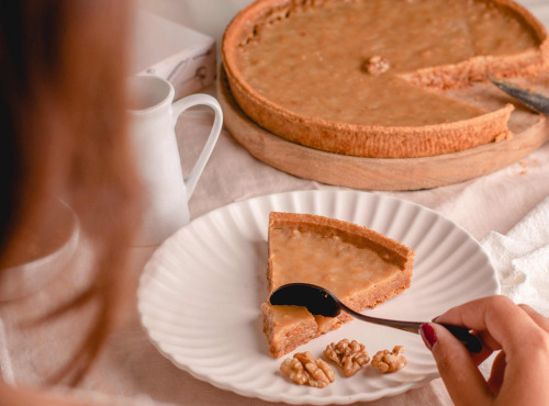 La Jolie Tarte - Tarte au caramel et noix - 600g