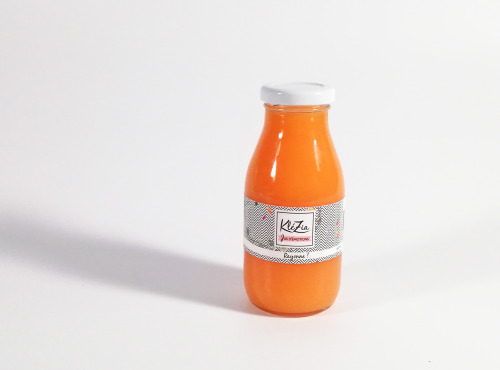 KléZia Pâtisserie - Jus Cru Rayonne - Fruits et légumes orangés - 25cl