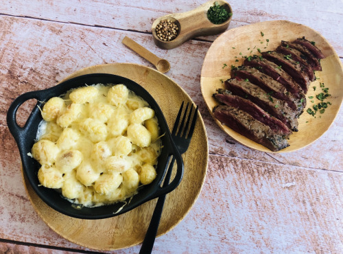 Hippolyte - [SURGELÉ] Steak de cheval mariné sauce ail des ours