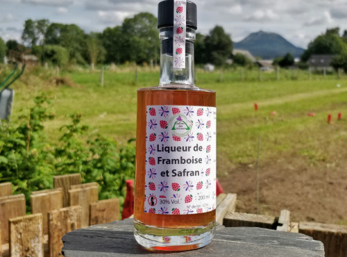 Safran des Volcans - Liqueur de framboise au safran 200ml