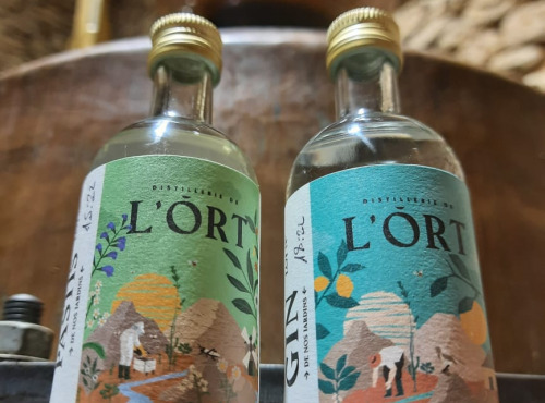 Distillerie de l’Òrt - Coffret Découverte : Pastis et Gin Bio - 2x50ml