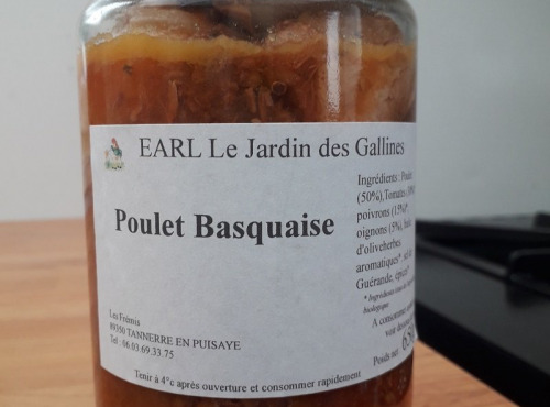 Le Jardin des Gallines - Poulet à la basquaise