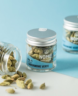 Nomie, le goût des épices - Cardamome Verte