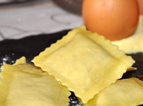 Les Pâtes Côté Mont Blanc - Ravioli Tomme de Savoie IGP & Ails des ours