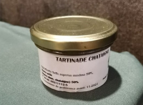 Garnier Amandine - Tartinade Escargots Saveur Chataigne