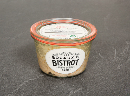 Les Bocaux du Bistrot - Truite de Savoie au citron confit, riz de Camargue