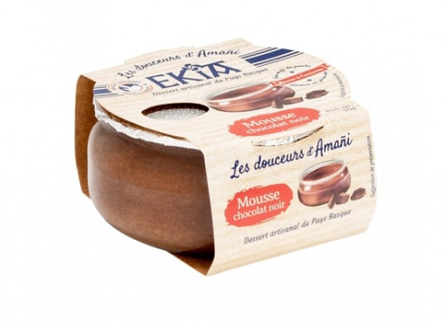 Bastidarra – Ekia - Mousse au chocolat noir X8 pots