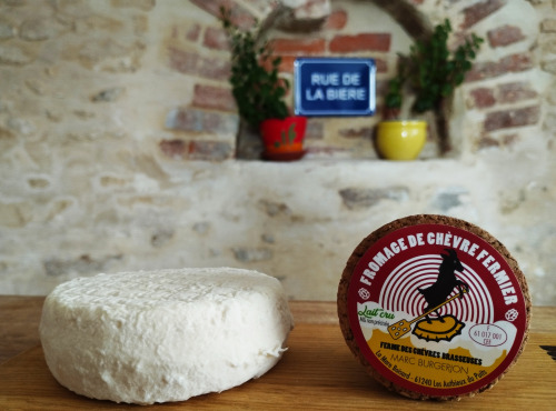 Ferme des Chèvres Brasseuses - Fromage de chèvre - PALET BLANC au lait cru