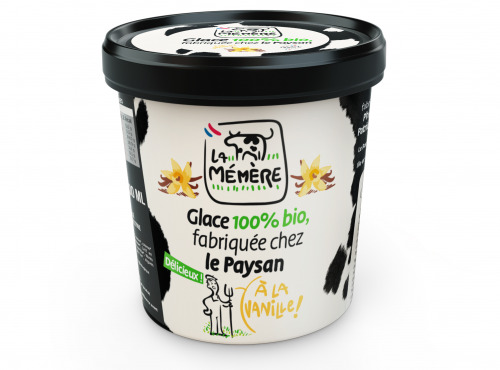 Les Glaces du Semnon - La Mémère - Glace à la vanille 100% bio 500ml