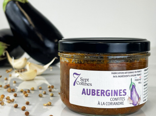 Sept Collines - Aubergines Confites À La Coriandre - 200 g