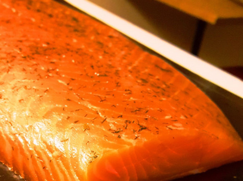 HLB TRAITEUR- (Ô'Gravlaks PREMIUM) - Saumon Gravlax (sans antibiotique) - Baron frais de 435g