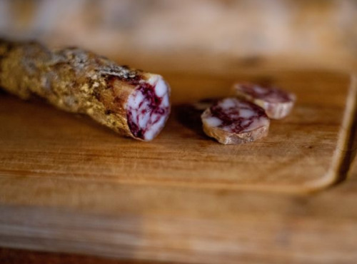 Elevage Les Blancs de l'Ouest - Saucisson sec - Porc Blanc de l'Ouest