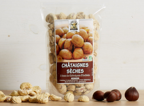 GAEC Roux - Châtaignes sèches d’Ardèche BIO et AOP - 400 g