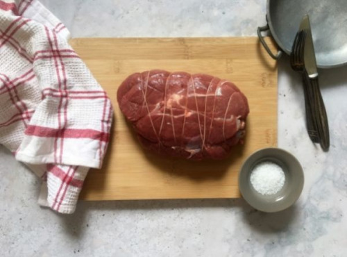 La Ferme du Poublanc - Famille LAFFARGUE - Rôti de Veau 1kg Salers Bio Spécial Pentecôte