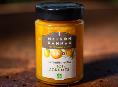 La Maison du Citron - Confiture Bio aux trois agrumes - 220 gr