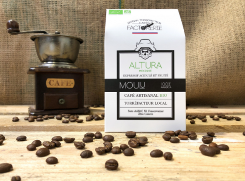 Cafés Factorerie - Café Mexique Altura Bio MOULU - 250g