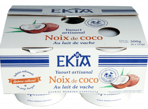 Bastidarra – Ekia - Yaourt Noix de coco 4*125 gr