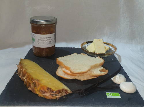 La Ferme du Montet - Confiture Extra d'ananas vanille BIO - 220 g