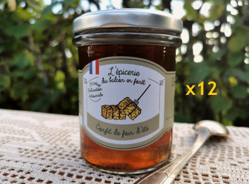 Le Balcon en Forêt - Confit de foin d'été 220g - lot de 12