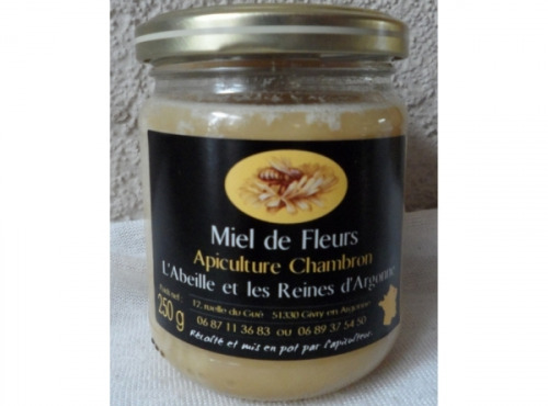 SCEA Apiculture Chambron L'Abeille et les reines d'Argonne - Miel D'argonne Toutes Fleurs 500g