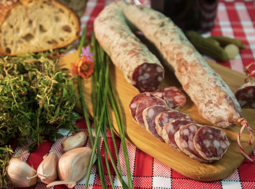 Maison Geret - Saucisse sèche 100% pur porc - 240 g