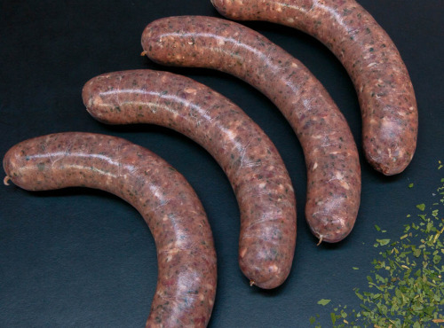 Nemrod - Saucisses de Sanglier à l'Ail des Ours (Par 4) (130g/pièce - 520g/colis)