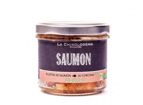 La Chikolodenn - Rillettes De Saumon Bio Au Curcuma Bio