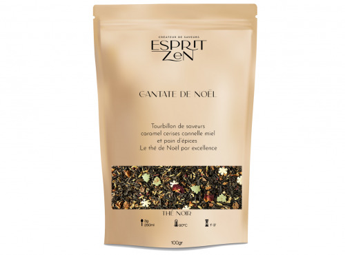 Esprit Zen - Thé de Noël " Cantate de Noël" - Sachet 100g