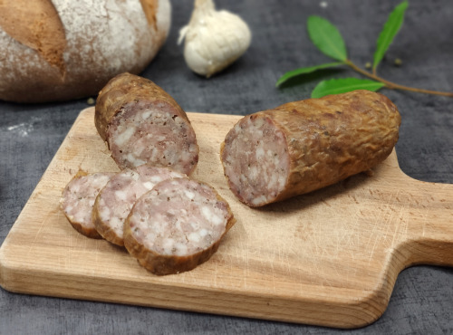 Ferme de la Mare - Saucisson à l'ail - 250g