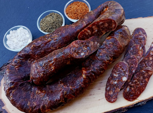 Mas de Monille - Chorizo aux épices Bio 200g - Porc noir gascon