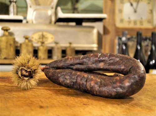 Charcuterie Mannei - Ficatellu à Cuire Fermier de Porc Noir Nustrale - La Pièce