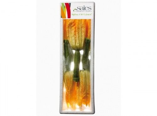 Maison Sales - Végétaux d'Art Culinaire - -8- Courgette Fleur Femelle - 5 Pièces