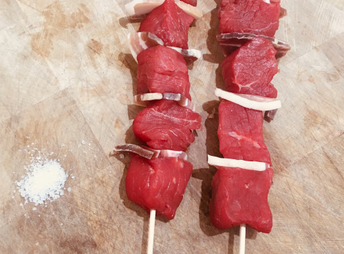 La ferme d'Enjacquet - Brochettes de Boeuf x2