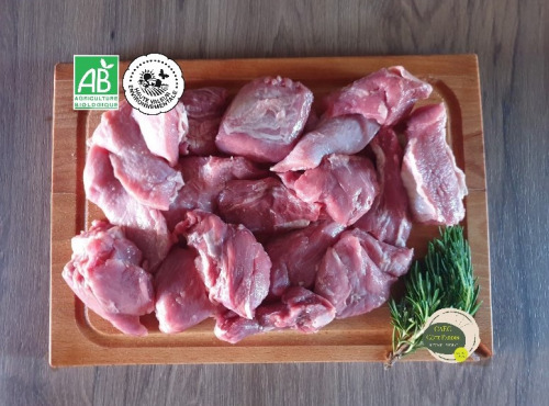 GAEC Côte Pardin - 1 kg Blanquette de Veau BIO Race Aubrac - PAQUES