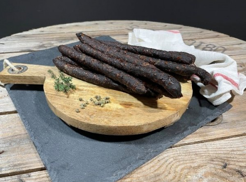 Ferme Angus - Merguez Fumées séchées - Bœuf Angus