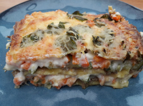 Le Jardin des Gallines - Lasagne Carottes/poireaux/chèvre