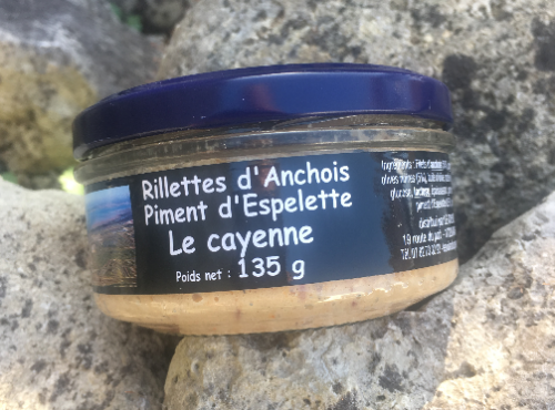 Saveurs Océanes IO - Rillettes d'anchois piment d'Espelette