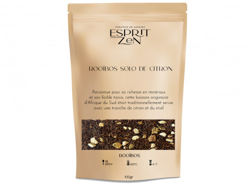 Esprit Zen - Rooïbos "Solo de Citron" - Sachet 100g