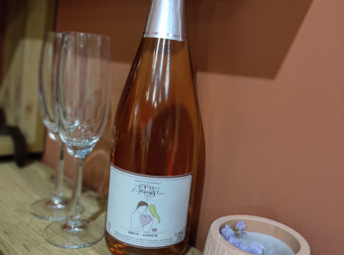 Champagne J. Martin et Fille - Cuvée Amour Brut Rosé - 1x75cl