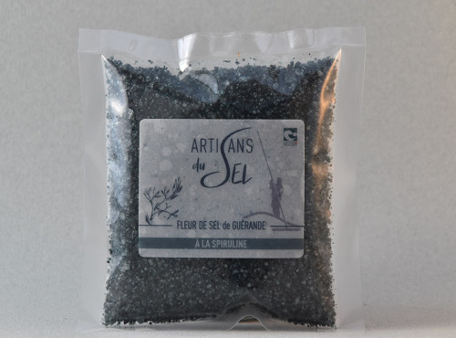 Artisans du Sel - Fleur de Sel de Guérande à la Spiruline 100g