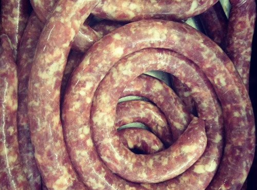 Le Noir du Picou Elodie Ribas - Saucisses Fraîches Pur Porc Gascon Bio 1kg